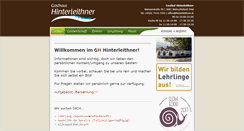 Desktop Screenshot of hinterleithner.at